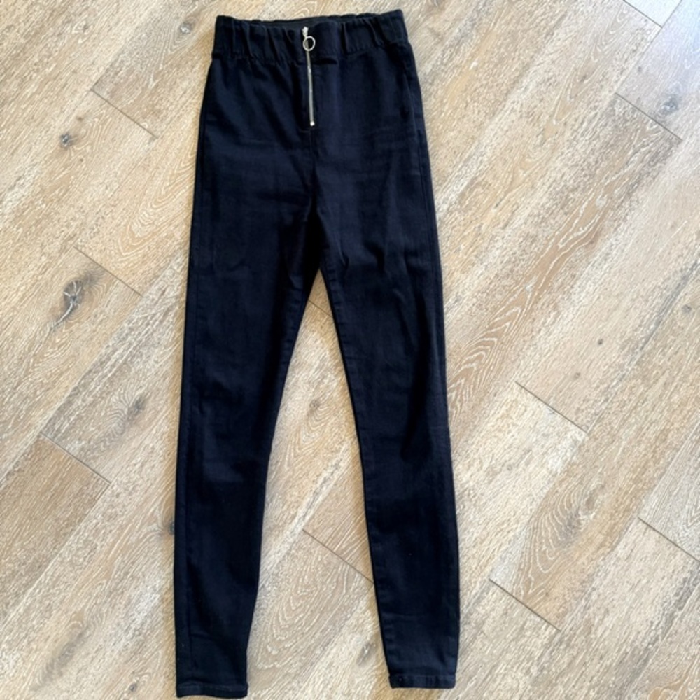 Zara Zipper Legging Pants